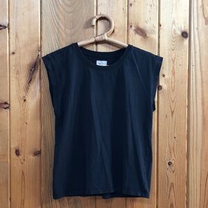Thread & Supply Black Muscle Tee